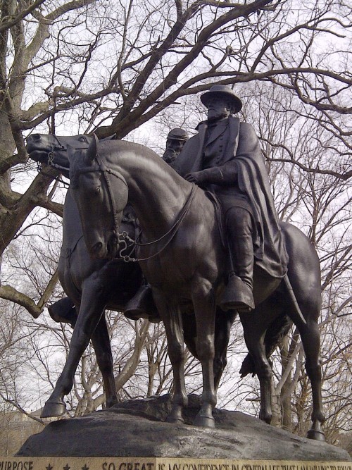 Robert E. Lee and Stonewall Jackson on horseback