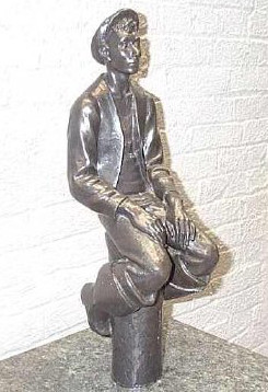 Statue of a young fisherman
