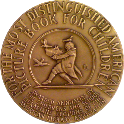 Reverse of Caldecott Medal